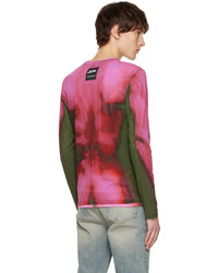 Y/Project Pink Jean Paul Edition Long Sleeve T Shirt