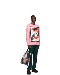 Charles Jeffrey Loverboy Pink Wink Long Sleeve T Shirt