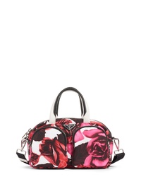 Pink Print Nylon Tote Bag