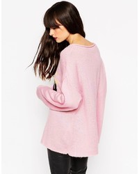 Asos Collection Sweater With Halloween Teen Witch Slogan