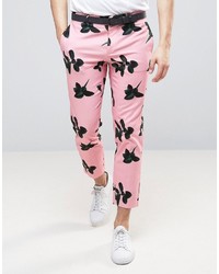 Pink Print Pants