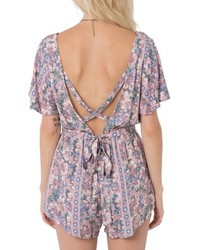O'Neill Rosemary Floral Print Romper