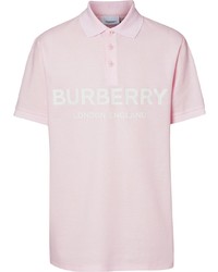 Burberry Logo Print Polo Shirt