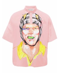 JW Anderson Oversized Printed Polo Shirt