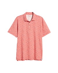 PETER MILLA R Regatta Reflection Short Sleeve Cotton Polo In Fruit Punch At Nordstrom