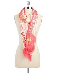Kate Spade New York Text Graphic Print Scarf