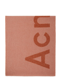 Acne Studios Pink And Red Toronty Scarf
