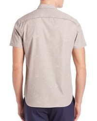 Theory Printed Slim Fit Shirt