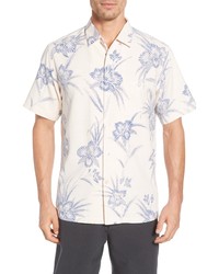 Tori Richard Iris Sistable Regular Fit Tropical Print Short Sleeve Button Up Shirt