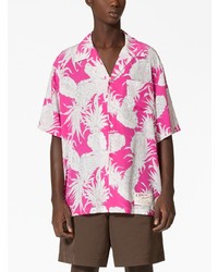 Valentino Garavani Pineapple Print Short Sleeve Shirt