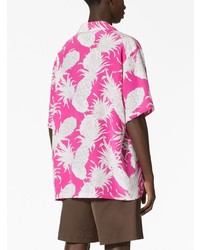 Valentino Garavani Pineapple Print Short Sleeve Shirt