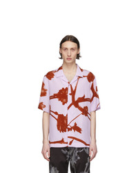 Paul Smith Pink And Red Floral Camp Shirt