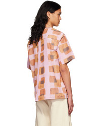 Henrik Vibskov Pink Polyester Short Sleeve Shirt