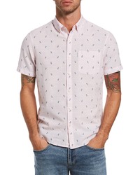 Original Penguin Slim Fit Pineapple Print Short Sleeve Shirt