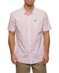 O'Neill Tame Dobby Standard Fit Short Sleeve Shirt In Haze At Nordstrom