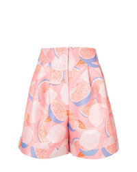 Pink Print Shorts