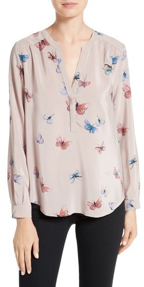 Joie Carita Print Silk Blouse 278 Nordstrom Lookastic