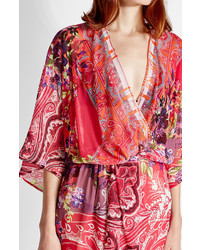 Etro Printed Silk Dress