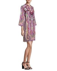 Etro Silk Ikat Printed Dress
