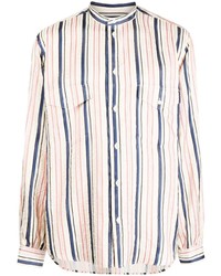 Bally Stripes Print Silk Shirt