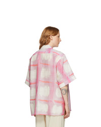 Jacquemus Pink La Chemise Vallena Short Sleeve Shirt
