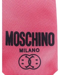 Moschino Silk Logo Print Tie