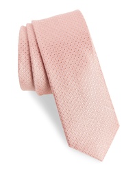 The Tie Bar Spin Dot Silk Cotton Tie