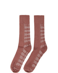 Issey Miyake Men Pink Dyeing Socks