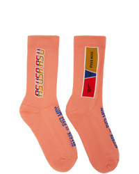 Reebok By Pyer Moss Pink Logo Socks