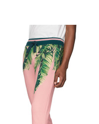 Dolce and Gabbana Pink Floral Lounge Pants