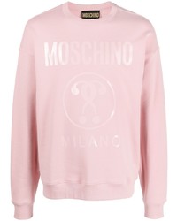 Moschino Logo Crew Neck Sweatshirt