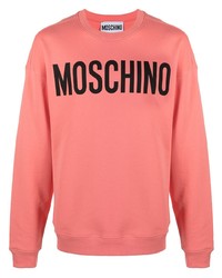 Moschino Logo Print Crew Neck Sweatshirt