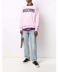 Moschino Logo Print Long Sleeve Sweatshirt