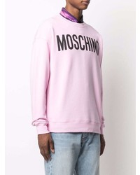 Moschino Logo Print Long Sleeve Sweatshirt