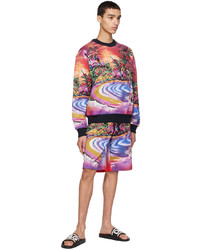 Dolce & Gabbana Multicolor Printed Sweatshirt
