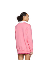 MSGM Pink 2009 Logo Sweatshirt