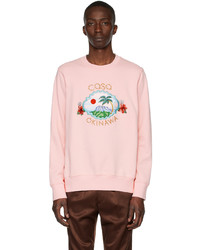 Casablanca Pink Casa Okinawa Sweatshirt