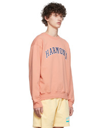 Harmony Pink Cotton Sweatshirt