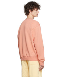 Harmony Pink Cotton Sweatshirt