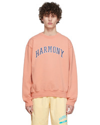 Harmony Pink Cotton Sweatshirt