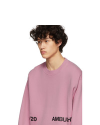 Ambush Pink New Crewneck Sweatshirt