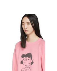 Marc Jacobs Pink Peanuts Edition Lucy Sweatshirt