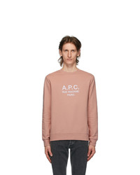 A.P.C. Pink Rufus Sweatshirt