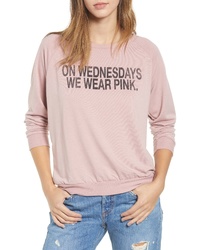 PRINCE PETE R On Wednesdays We Wear Pink Sweatshirt