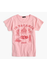 J.Crew In Vacanza Graphic T Shirt