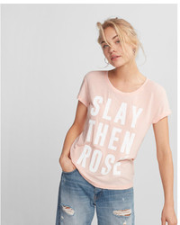 Express Slay Then Ros Graphic Tee