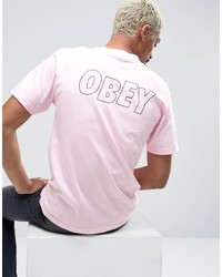 Obey T Shirt With Lo Fi Back Print