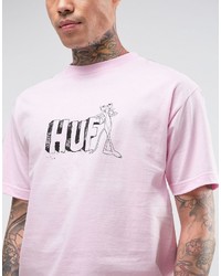 HUF X Pink Panther T Shirt With Revenge Back Print