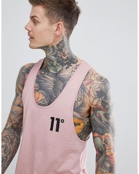 11 Degrees Muscle Vest In Pink