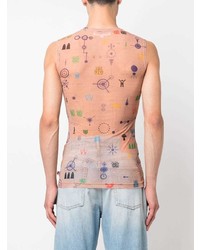 Walter Van Beirendonck Semi Sheer Tank Top